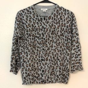 Animal Print Cardigan